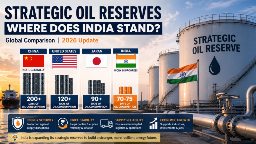 Strategic Oil Reserves: Where Does India Stand Amid China, US & Japan? 30 india
