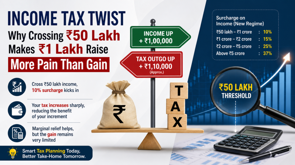 Why Crossing ₹50 Lakh Income Can Make Your Increment Less Rewarding 31 income tax marginal relief