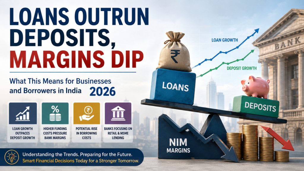 Loans Outrun Deposits: Why India’s Banking Margins Are Under Pressure in 2026 33 loans and deposits