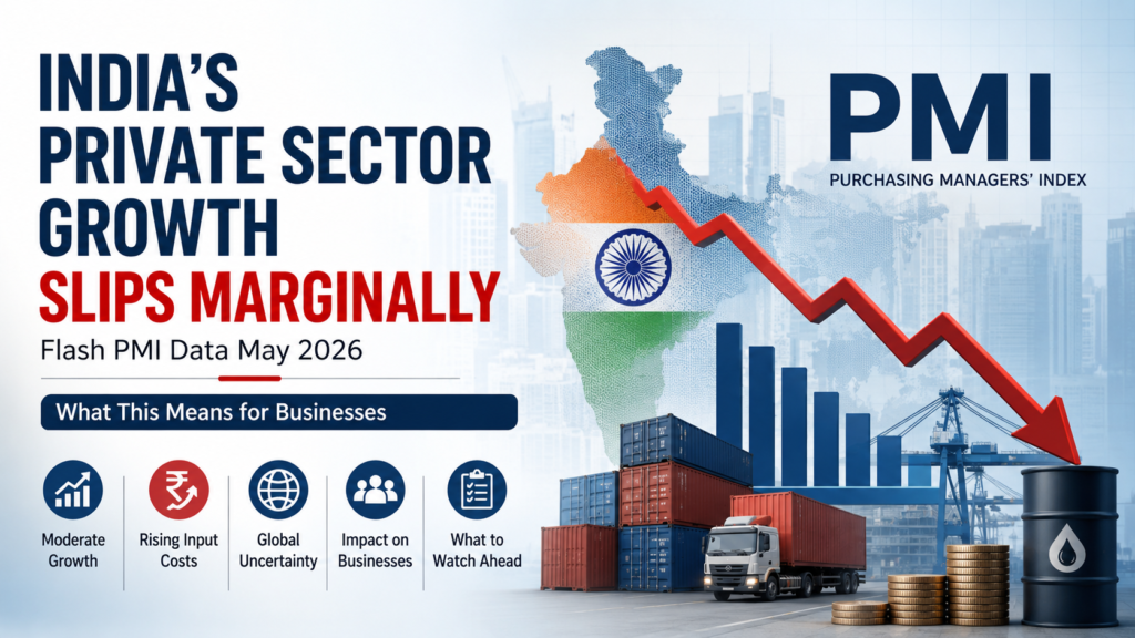 India’s Private Sector Growth Slips Marginally: What the Latest PMI Data Means for Businesses in 2026 39 pmi may 26