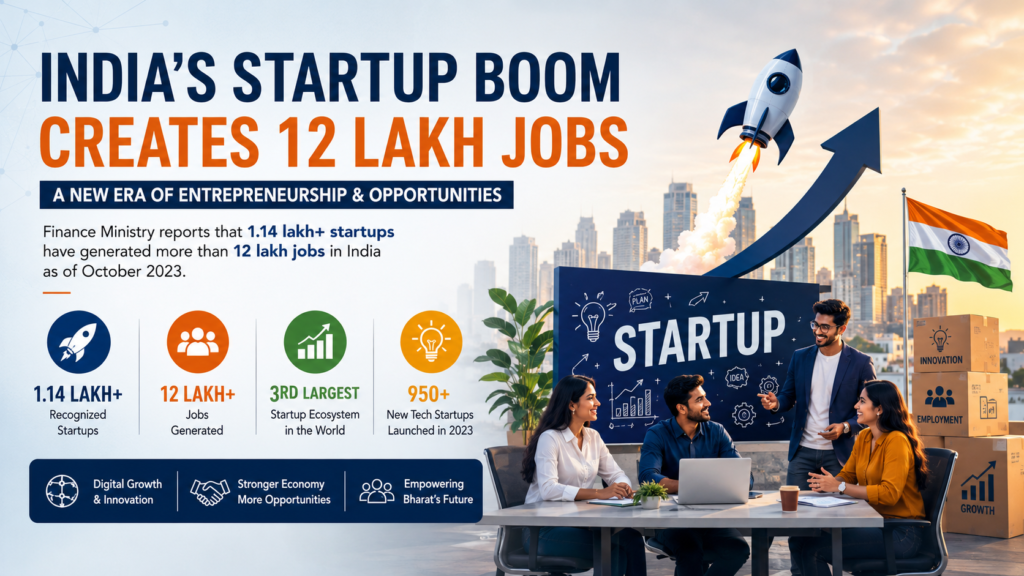 India's Startup Boom Creates 12 Lakh Jobs: What Small Businesses Can Learn from This Growth Story 45 india