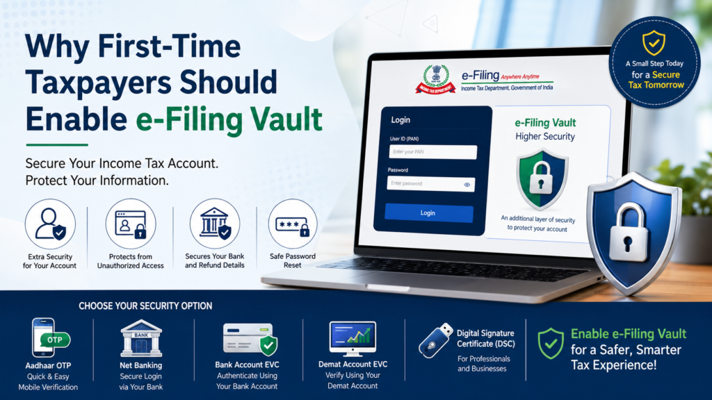 Why First-Time Taxpayers Should Enable e-Filing Vault 52 e filing vault