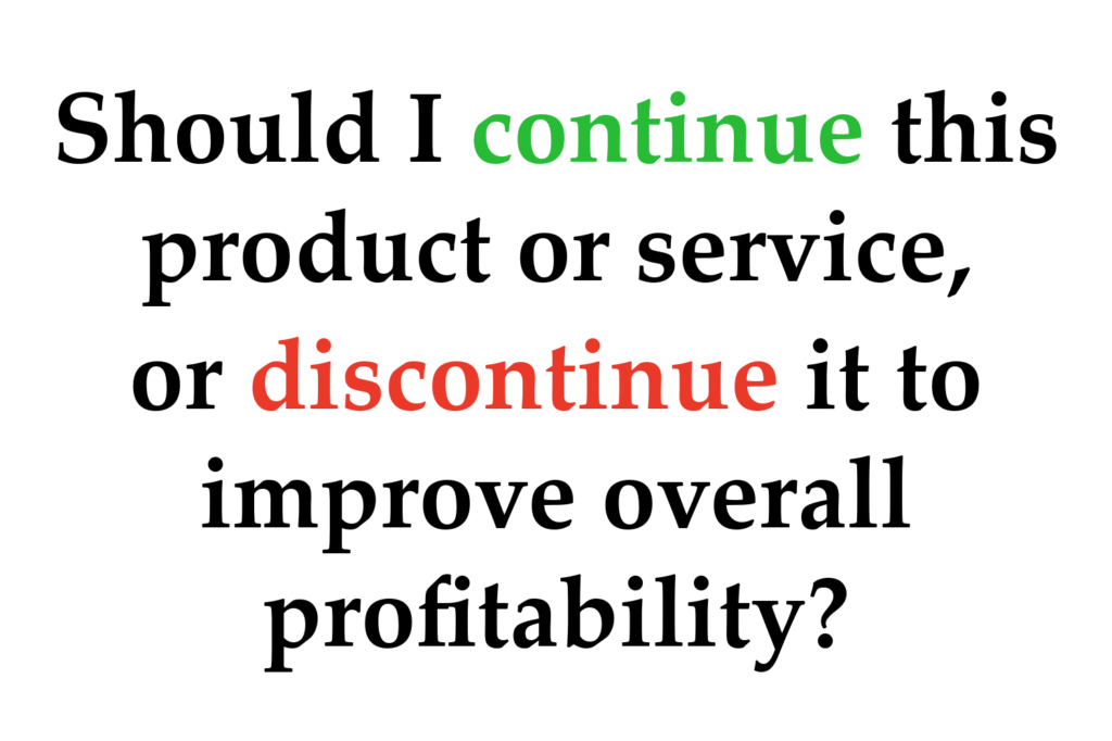 Core Services 17 keep or drop