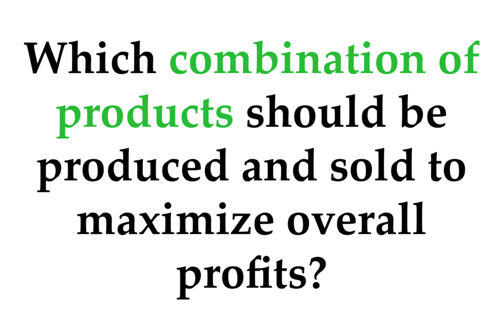 Core Services 19 product mix decision