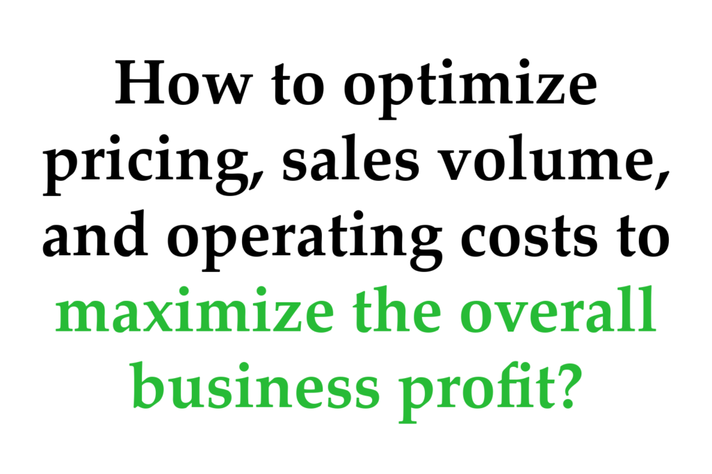 Core Services 20 profit maximization